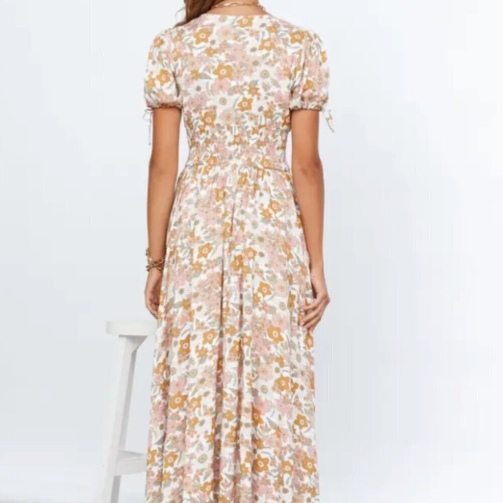 🌸 Simplee Floral Midi Dress | Size M | Boho Chic 🌸 - Picture 11 of 11